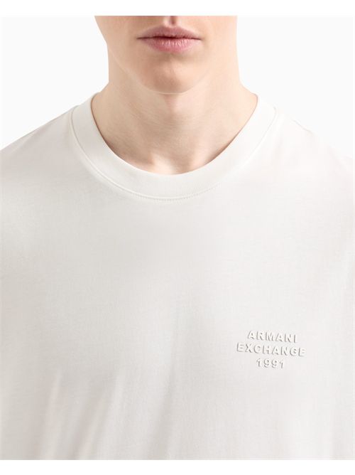 t-shirt man white ARMANI EXCHANGE | XM000752AF12308/U0009